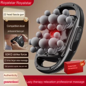 Royalstar 22 Head Massage Gun – Deep Tissue Muscle Massager | ঘাড়, পিঠ, কোমর ব্যথার Electric Therapy Machine BD